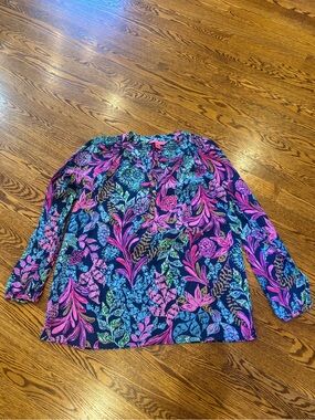 Lilly Pulitzer Elsa Silk Top - sz M